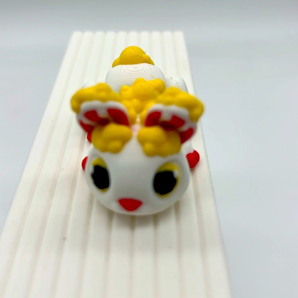 3D printed Popcorn Bunny 🐰 mini  Fidget Toy Fun Collectible Stress …
